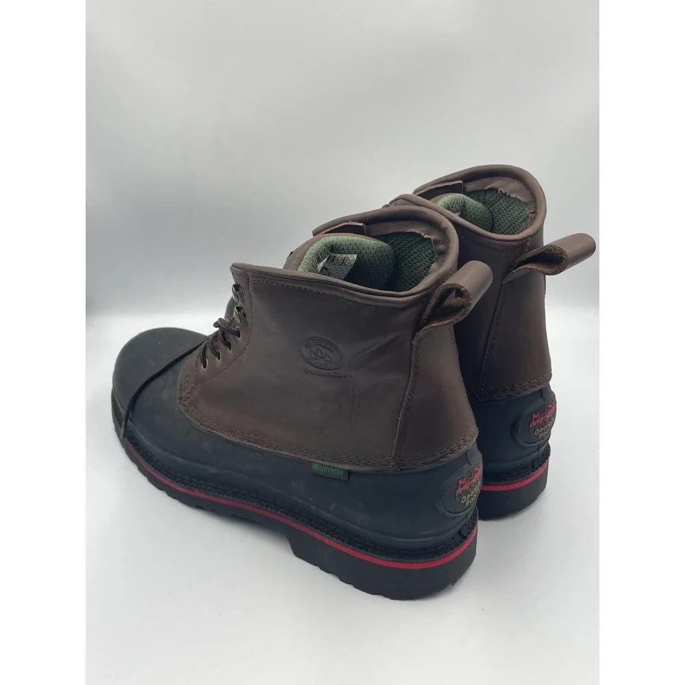 Georgia Muddog G6633 Mens US 14W Brown Waterproof EH Steel Toe Safety Work Boots
